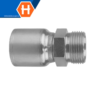 Male metric DIN S 1pc fitting