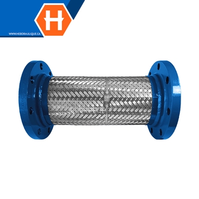 Standard flexible hose w/ 150# flanges steel ends