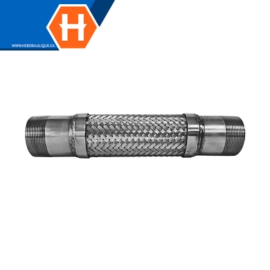 Standard flexible hose w/ NPT male SS316 ends