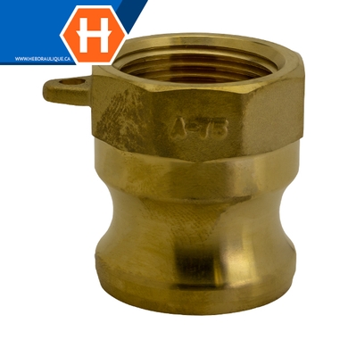 Cam & Groove fitting – Part A brass