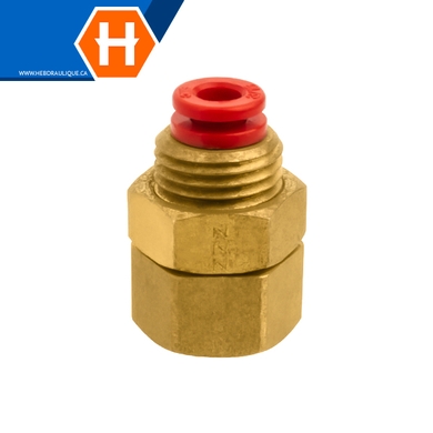 Pneumatic bulkhead connector (imperial tube) x F.NPT