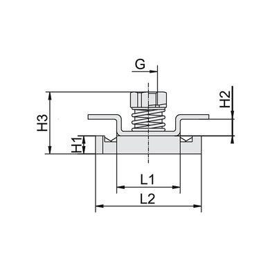 Adaptateur rail de montage - CRA - Gr.1-8 / 1D-5D